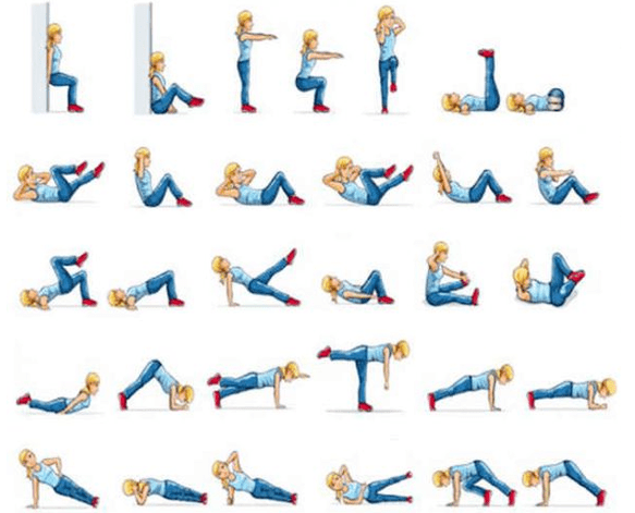 Exercícios que perdem peso em casa
